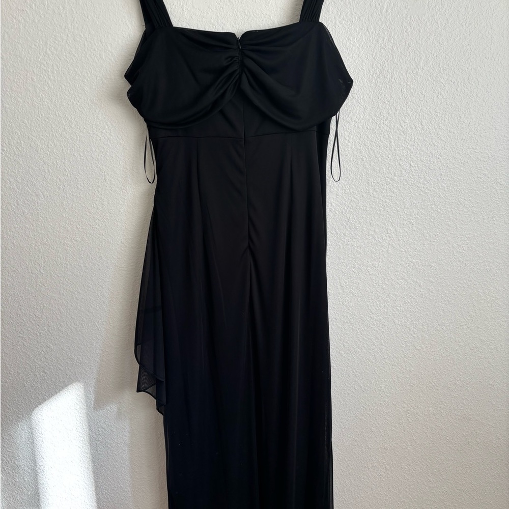 Alex Evenings Black Asymmetrical Dress